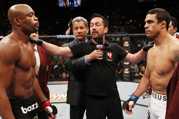 Гетти Андерсон Сильва (слева) и Витор Белфорт (справа), как сообщается, настроены на матч-реванш на UFC 212   Бывший чемпион в среднем весе должен был встретиться с победителем 17-го сезона Ultimate Fighter Кельвином Гастелумом